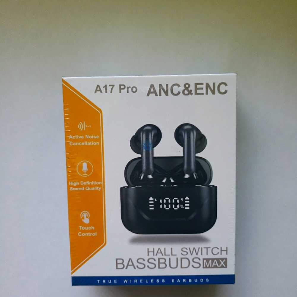 A17 Pro ANC & ENC Wireless Earbuds - Black